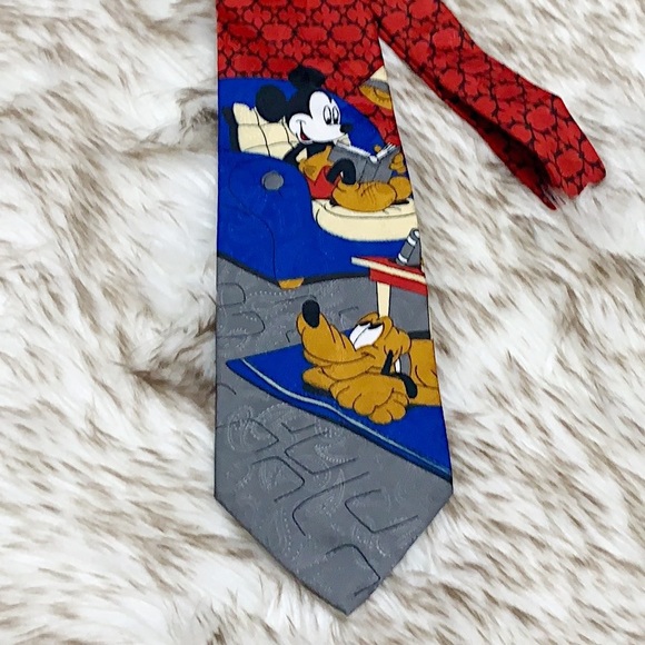 Disney Other - Vintage Mickey & Pluto Tie